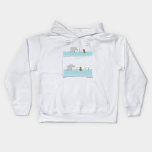 Message In A Bottle Kids Hoodie